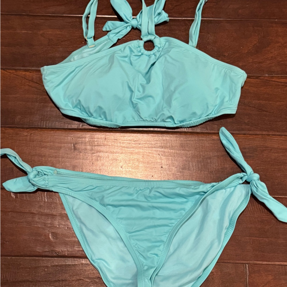 Gibson Latimer Aqua Bikini Set